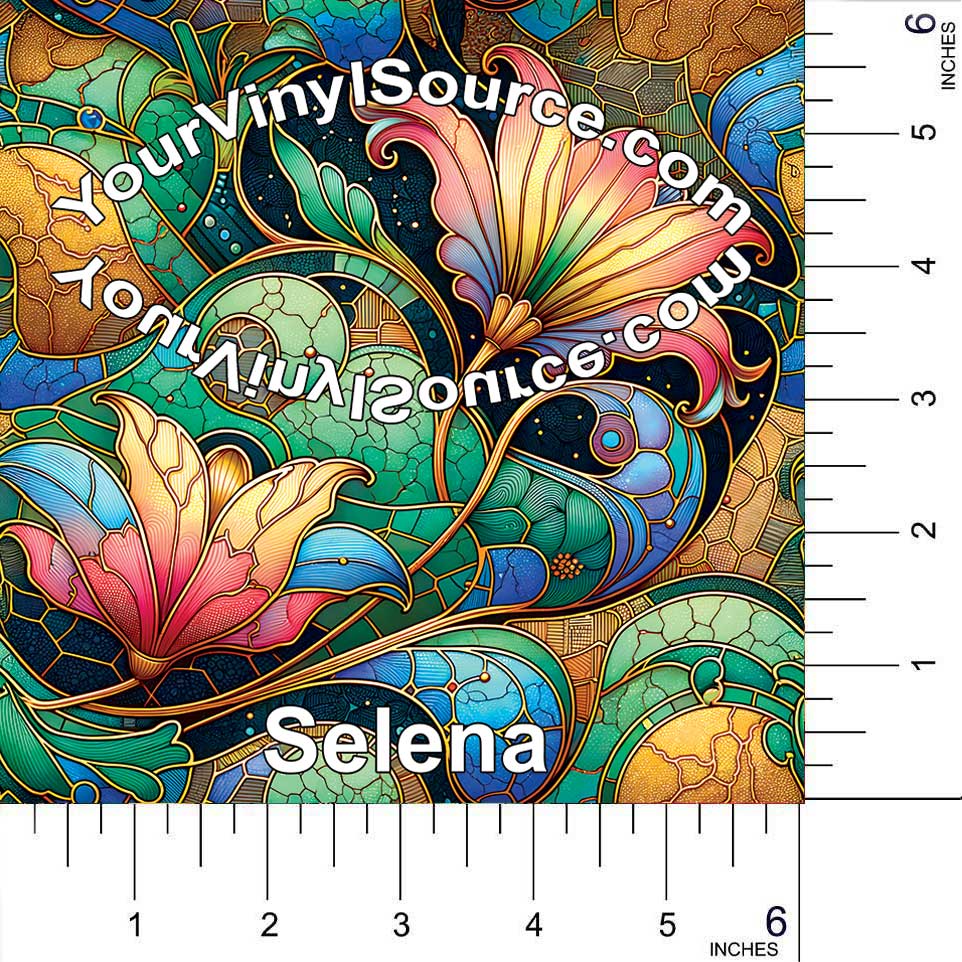 Selena printed vinyl 3 sizes
