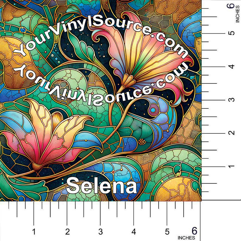 Selena printed vinyl 3 sizes