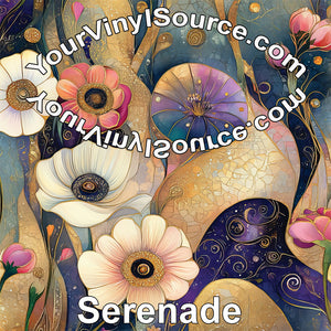 Serenade printed vinyl 3 sizes