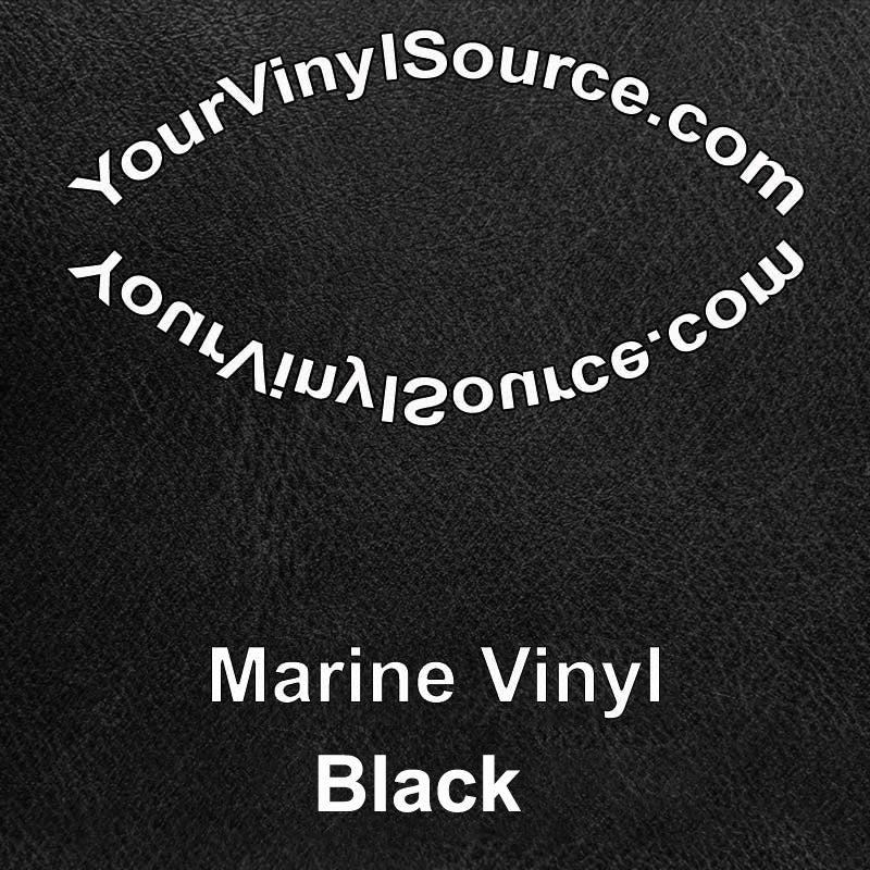 black marine vinyl 