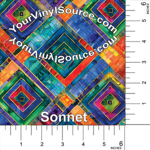 Sonnet printed vinyl 3 sizes