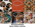 Spice Leather  3 sizes