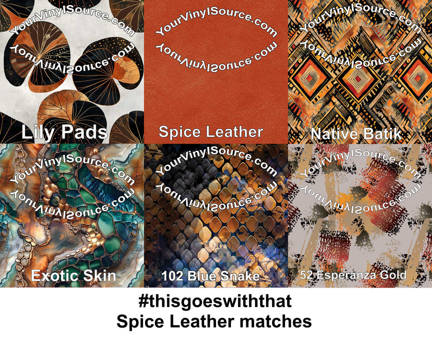 Spice Leather  3 sizes