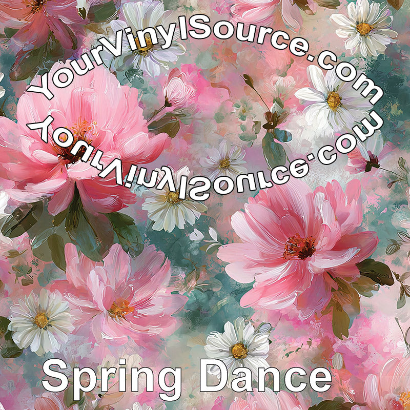 Spring Dance printed vinyl 3 sizes – Your Vinyl Source