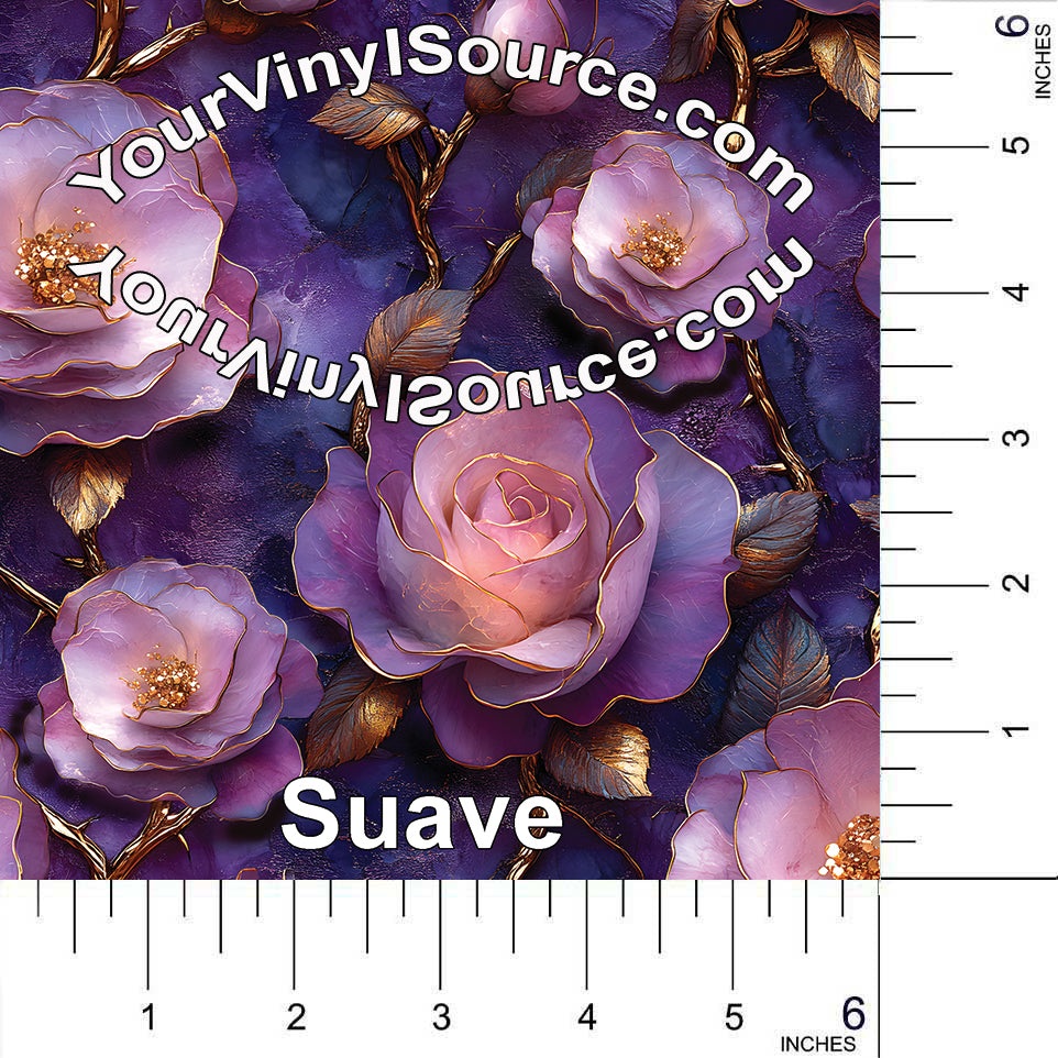 Suave printed vinyl 3 sizes