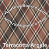 Terracotta Argyle 2 sizes