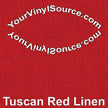 Tuscan Red Linen printed vinyl  2 sizes