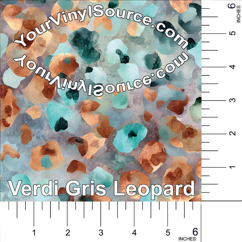 Veri Gris Leopard vinyl 3 sizes