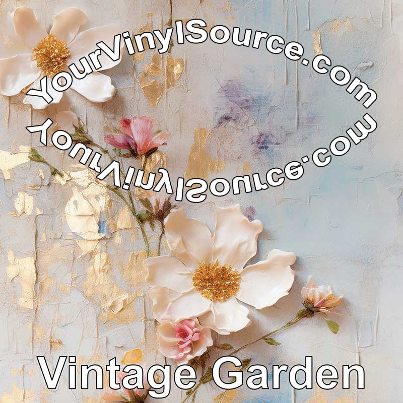 Vintage Garden  3 sizes