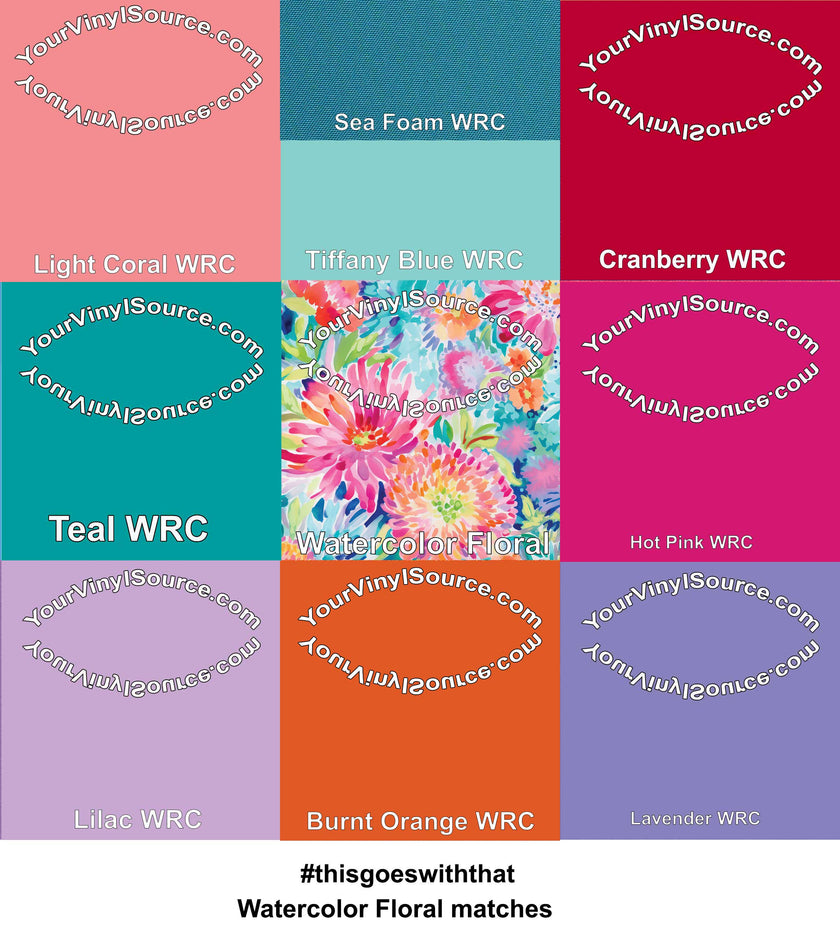 Watercolor Floral  3 sizes