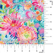 Watercolor Floral  2 sizes