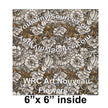 Water repellent canvas (Patterns), 600 D, rolls are 18x58