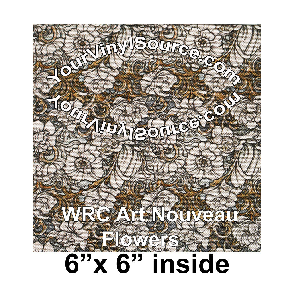 Water repellent canvas (Patterns), 600 D, rolls are 18x58