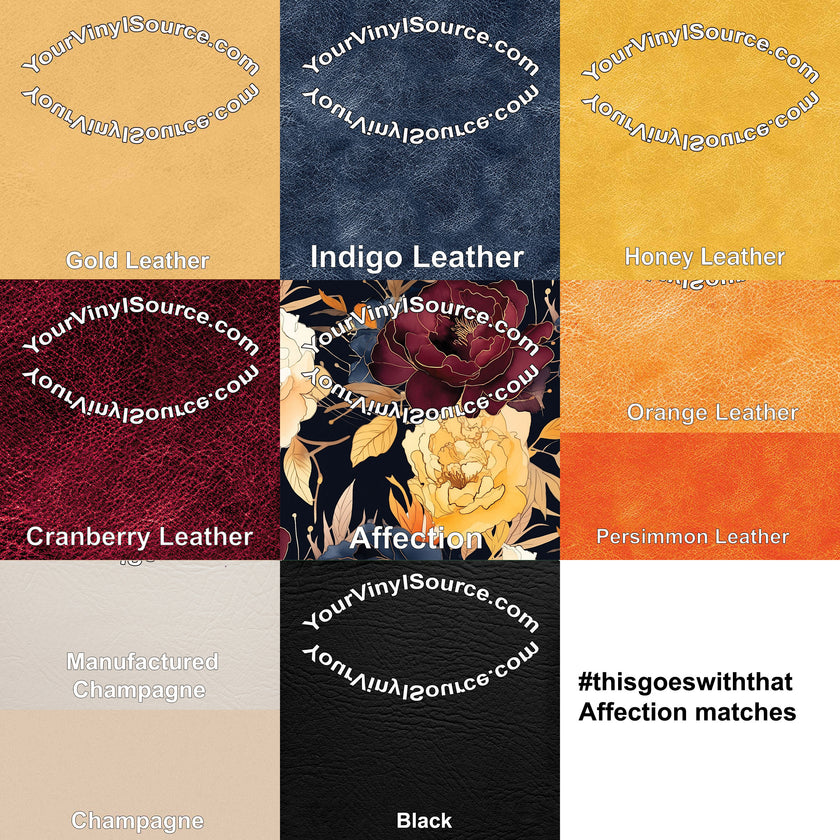 Affection printed vinyl  3 sizes