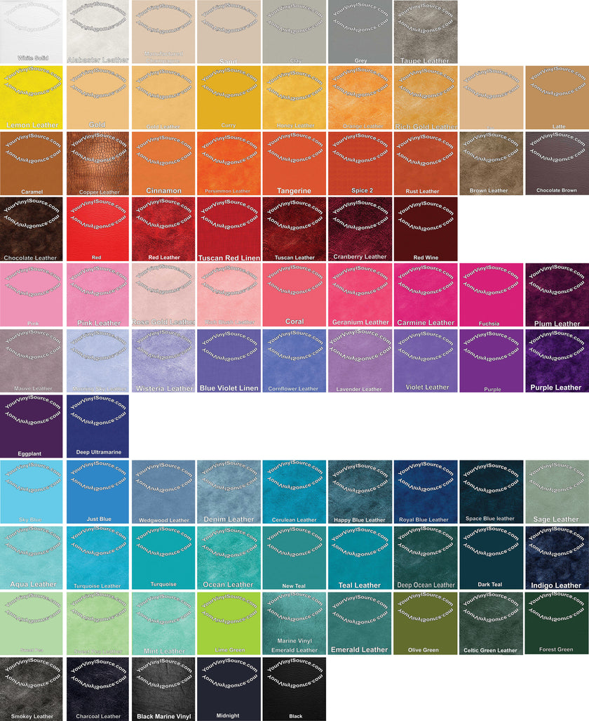 Charcoal Leather printed vinyl  2 sizes