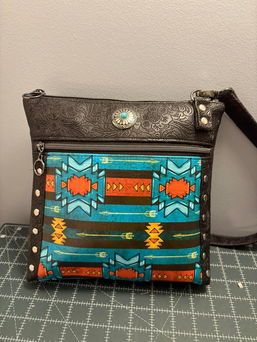 Aztec Teals  3 sizes