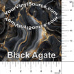 Black Agate vinyl 3 sizes