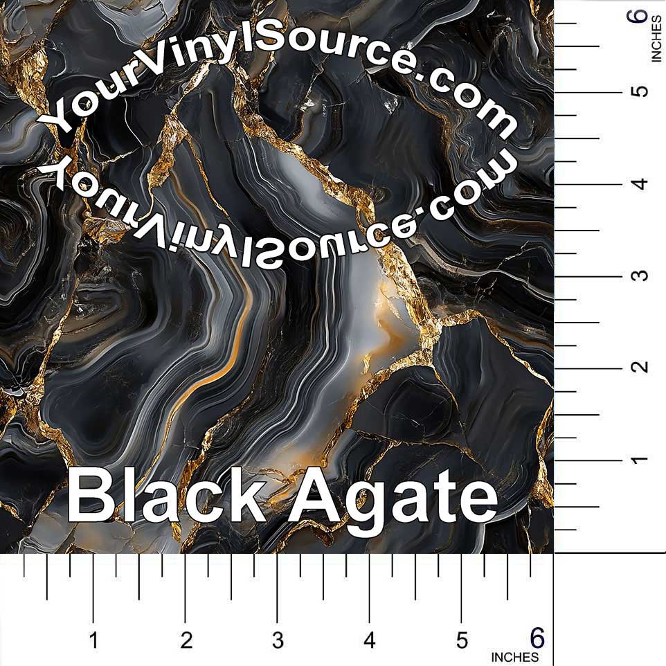 Black Agate vinyl 3 sizes