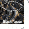 Black Agate vinyl 3 sizes