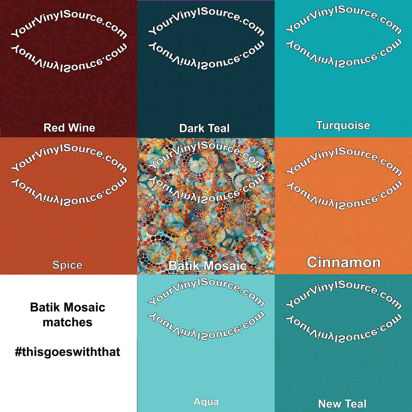 Batik Mosaic  3 sizes