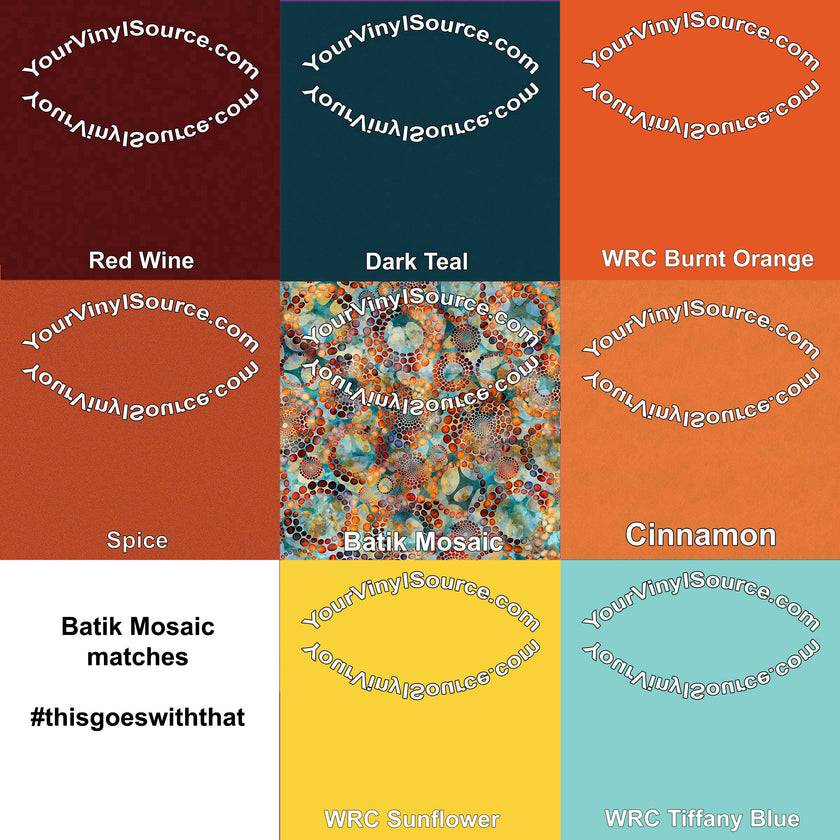 Batik Mosaic  3 sizes