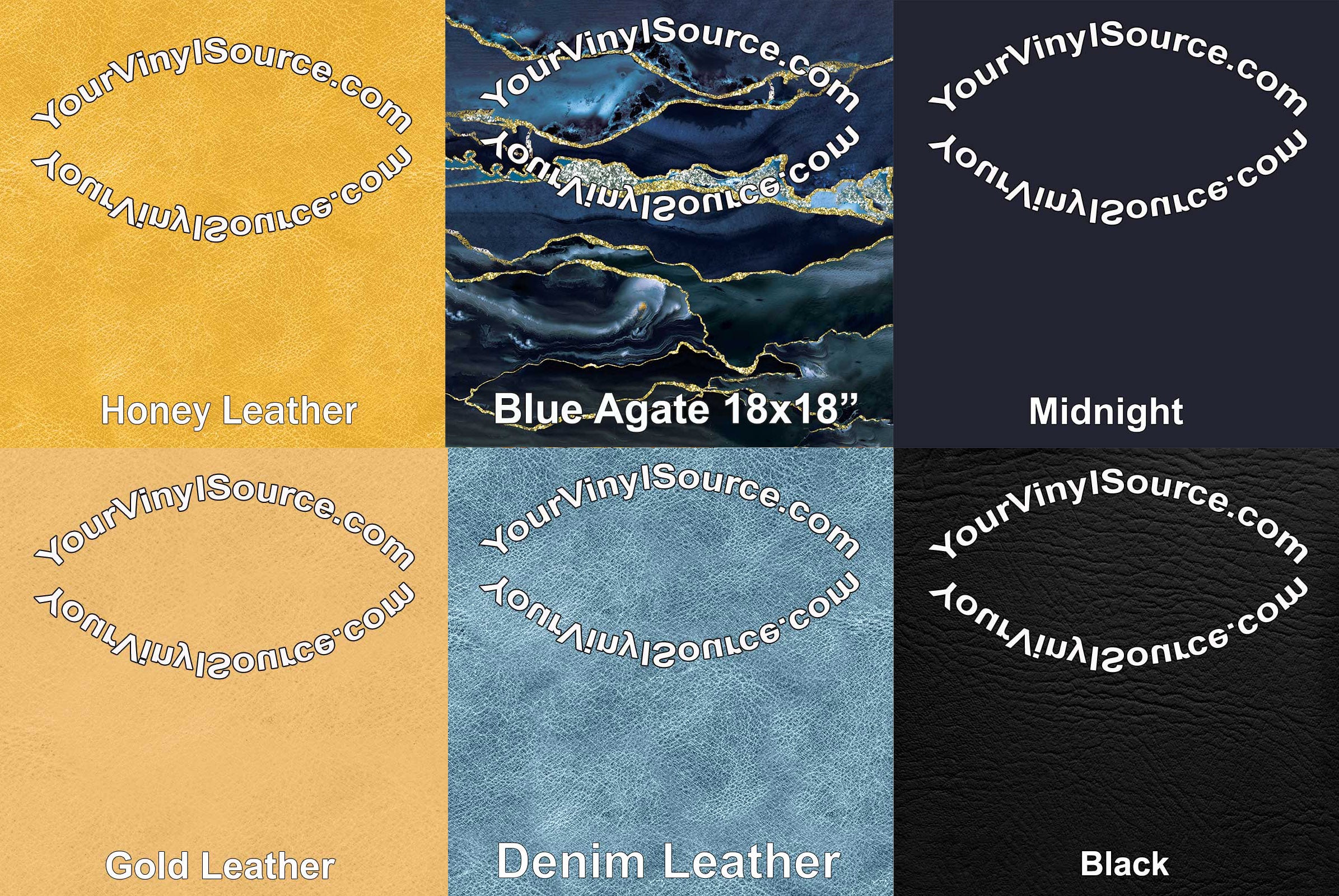 Blue Agate Panel 18x18