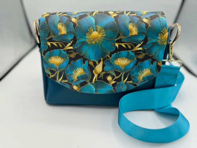 Gilded Poppies printed vinyl  3 sizes