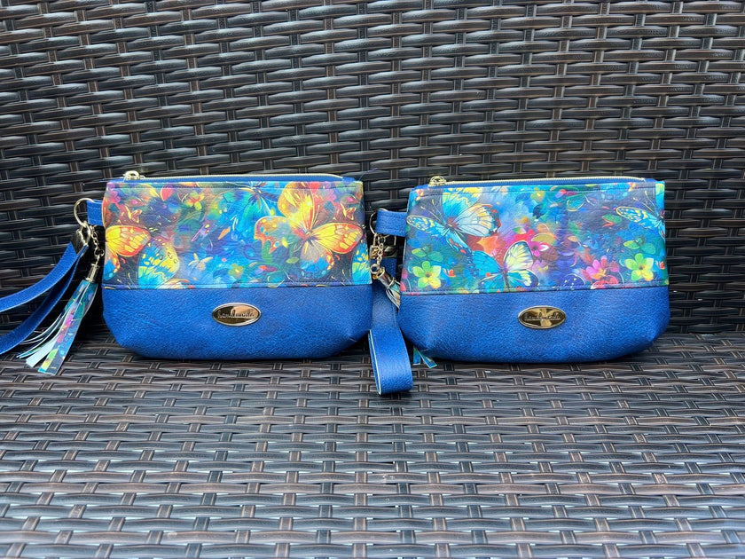 Bright Butterflies printed vinyl 2 sizes  25% off