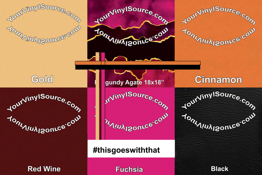 Burgundy Agate panel 13x13