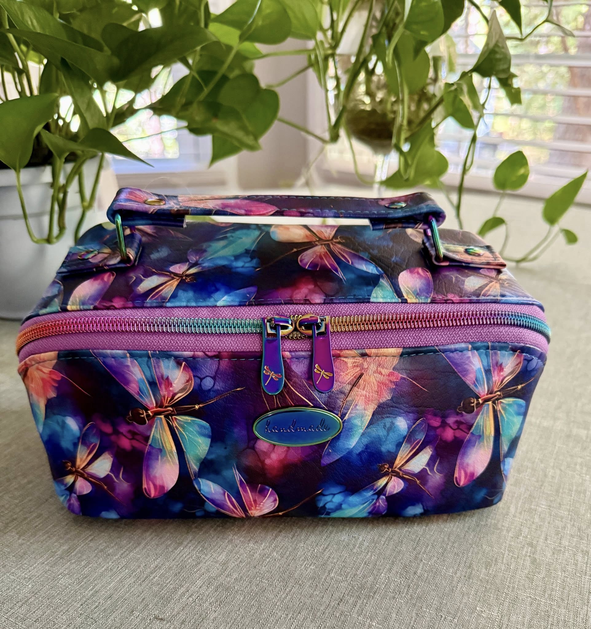 Dragonfly Glow printed vinyl 3 sizes