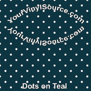 Dots on Teal