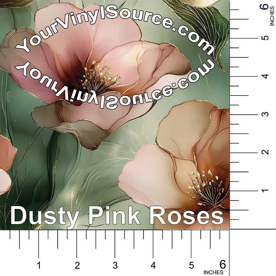 Dusty Pink Roses 2 sizes