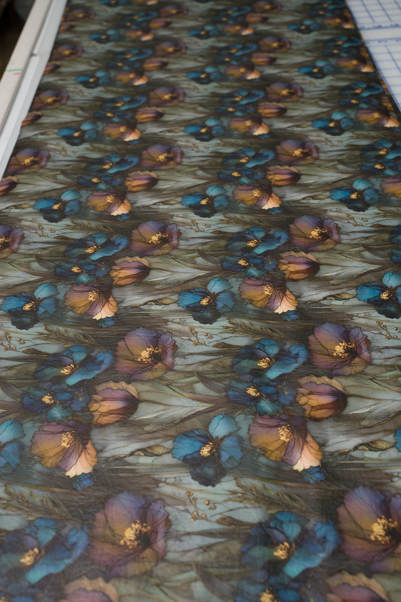 Flourish printed vinyl 3 sizes