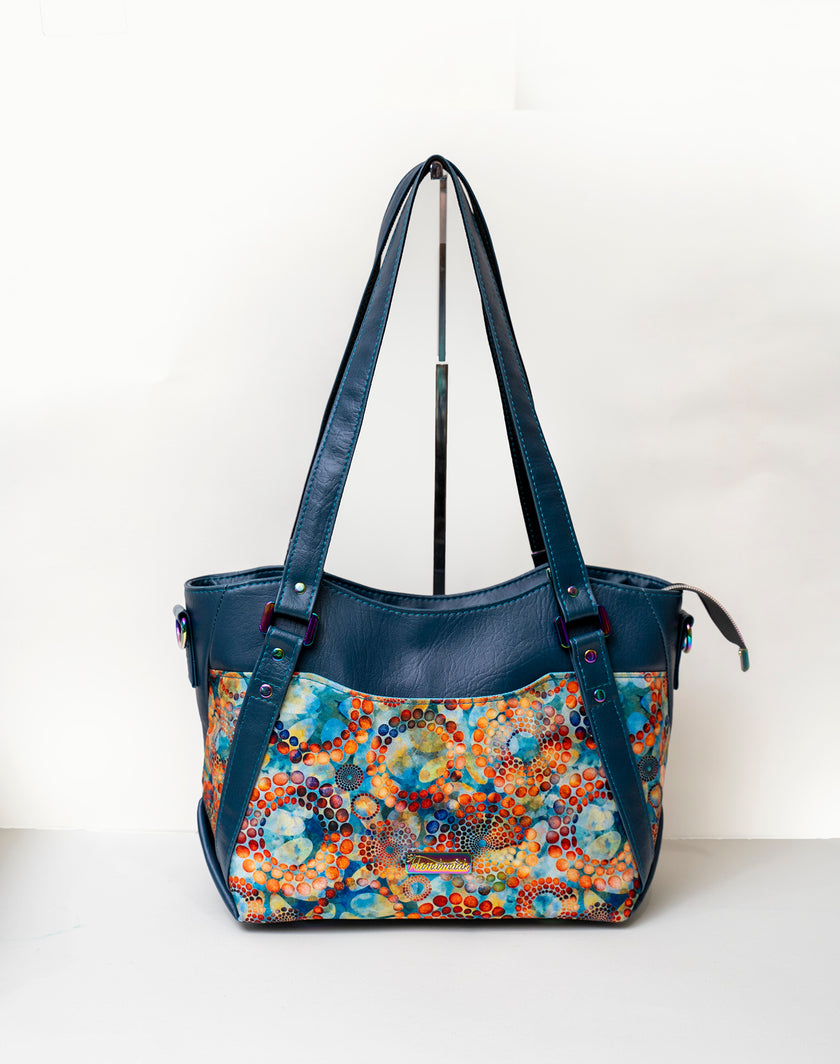 Dark Teal printed vinyl 3 sizes