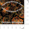 Golden Whispers printed vinyl 2 sizes