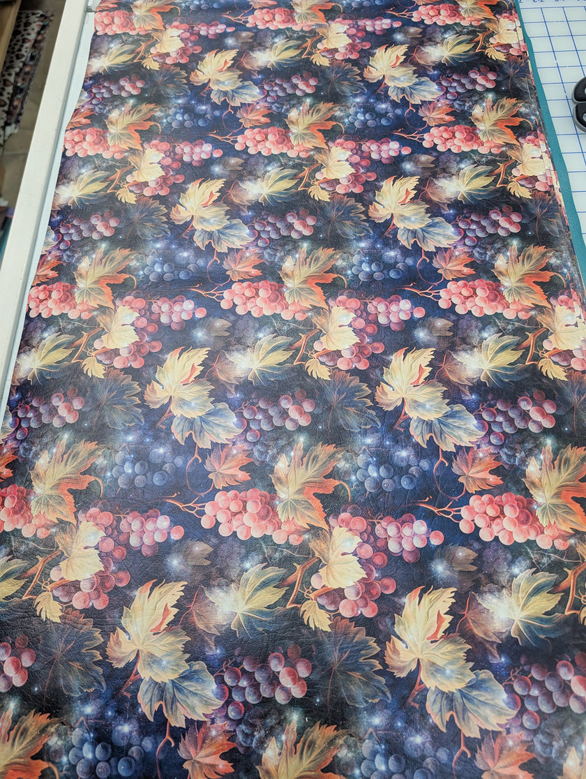 Grapes printed vinyl 3 sizes