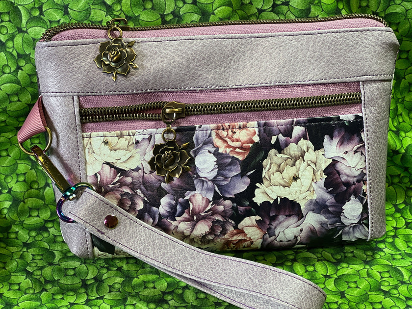 Mauve  Leather printed vinyl  3 sizes