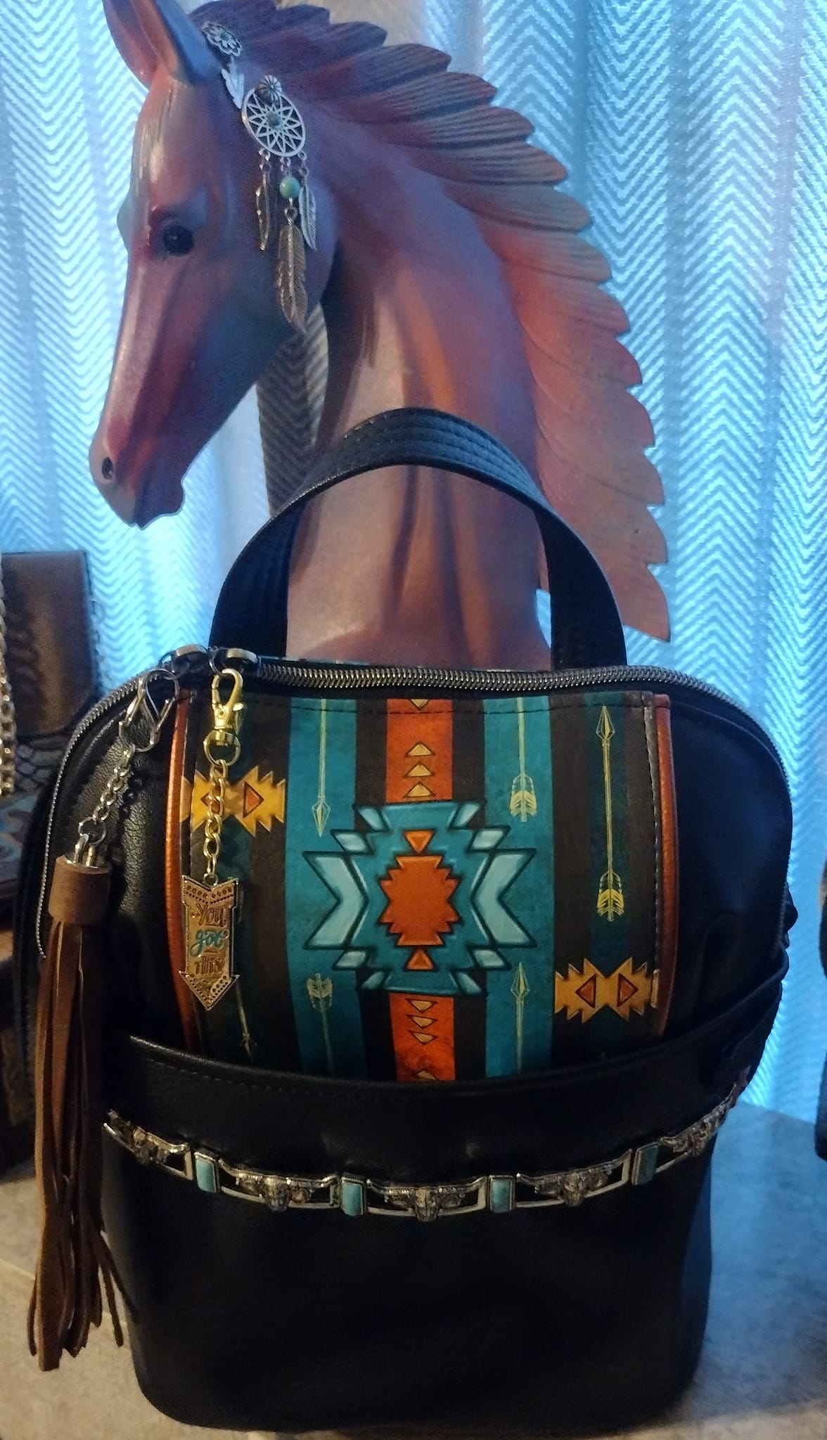 Aztec Teals  2 sizes