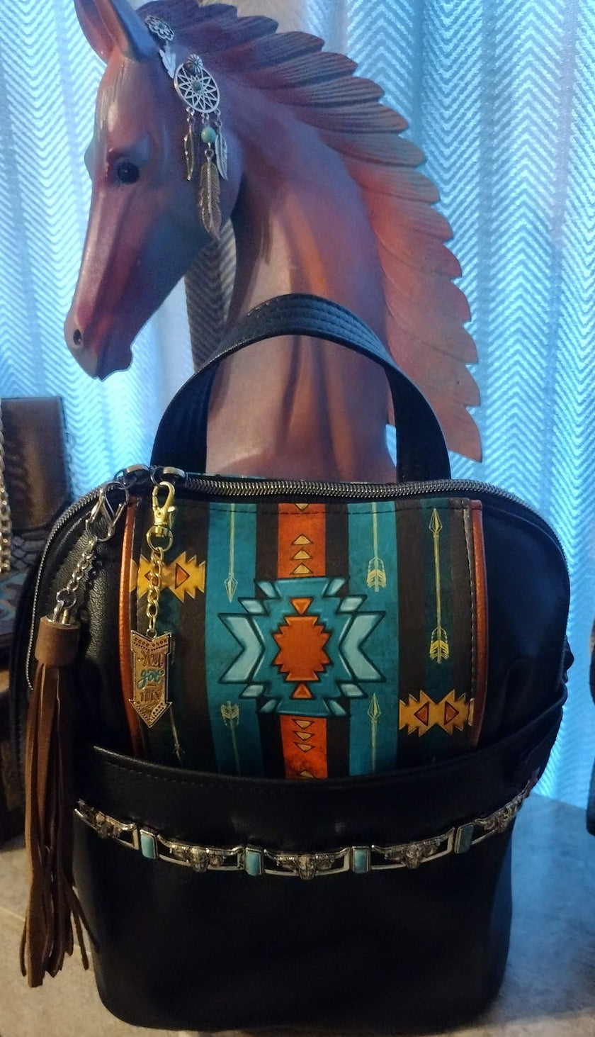 Aztec Teals  3 sizes