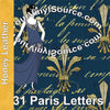 Paris Letters 2 sizes
