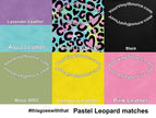 Pastel Leopard 2 sizes