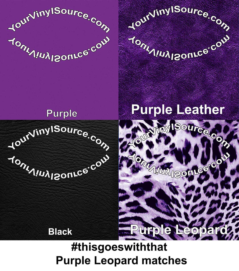 Purple Leopard 3 sizes