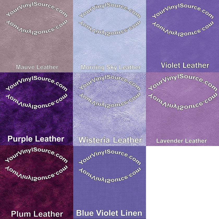 Blue Violet Linen printed vinyl  3 sizes
