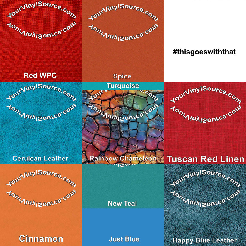 Cerulean  Leather 3 sizes