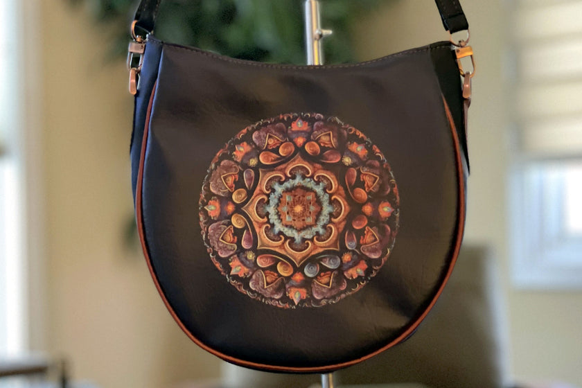 Rainbow  Mandala panel 13x13