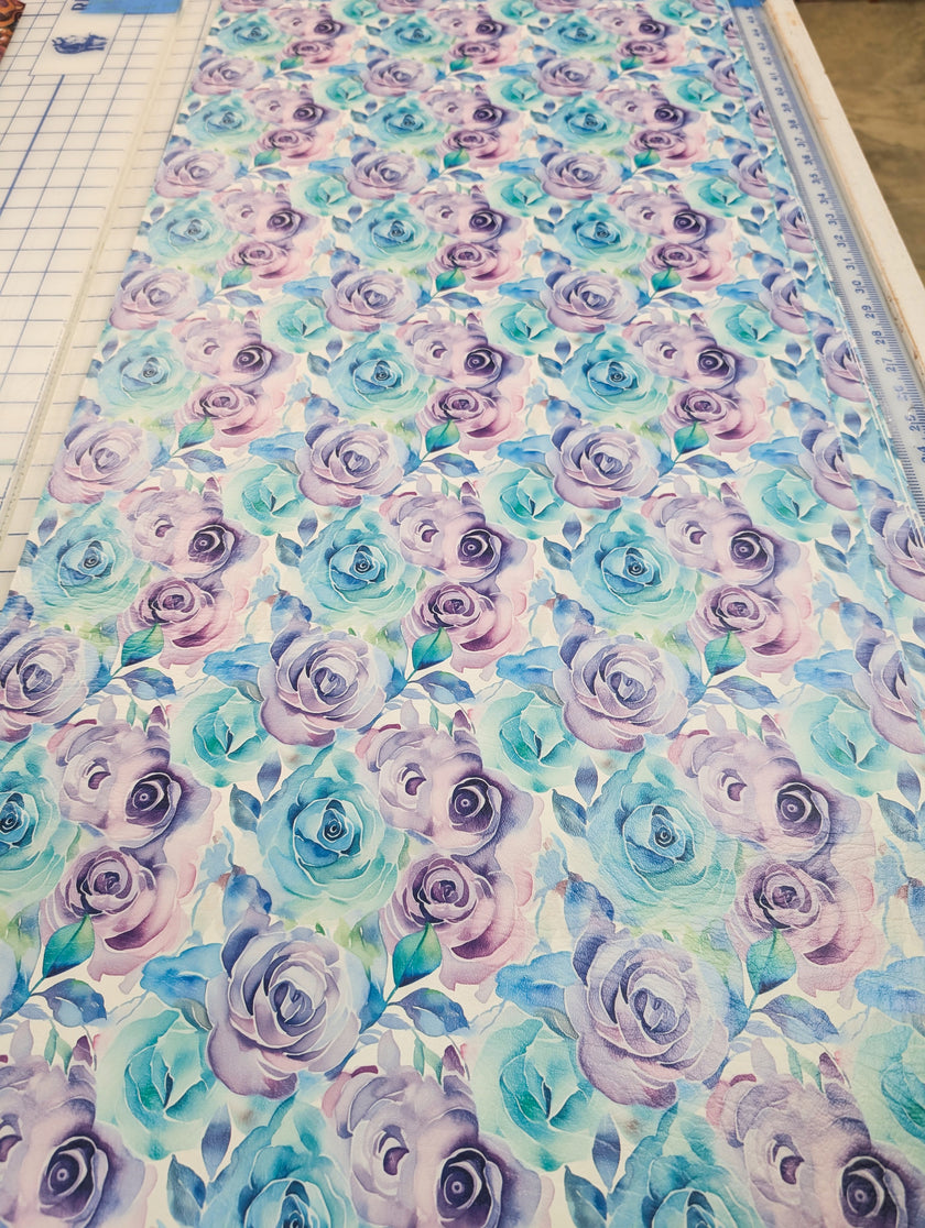 Rose Affair printed vinyl 3 sizes