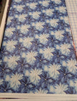 Shibori Blues printed vinyl 3 sizes