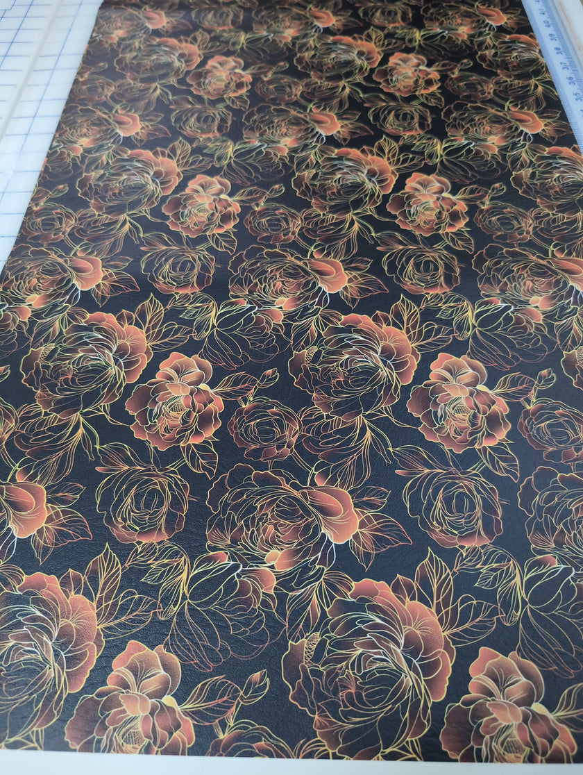 Golden Whispers printed vinyl 3 sizes