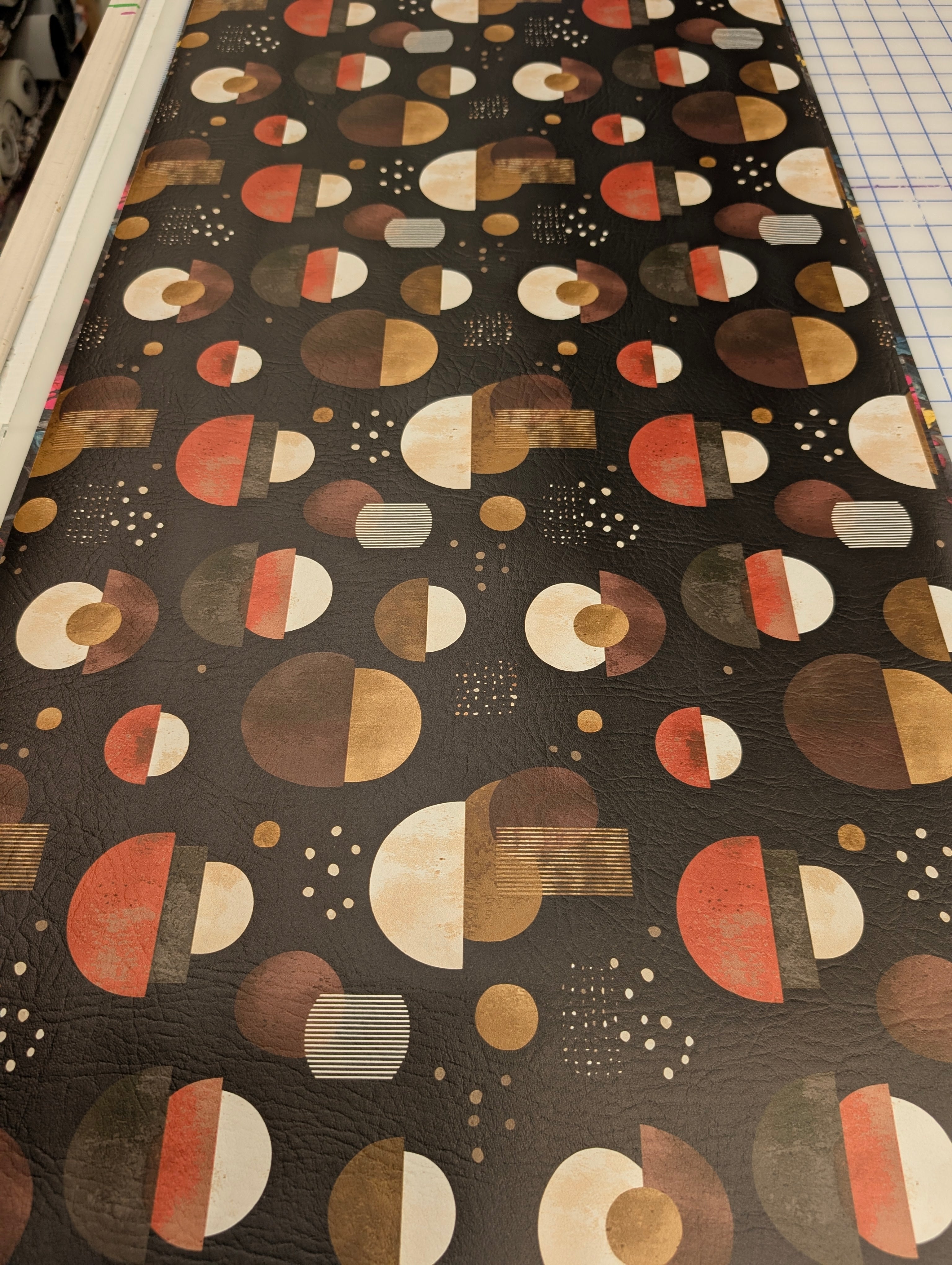 Boho Abstract printed vinyl 3 sizes
