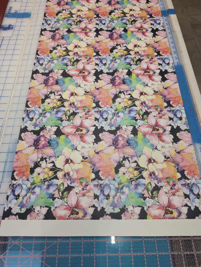 Orchids on Black  3 sizes